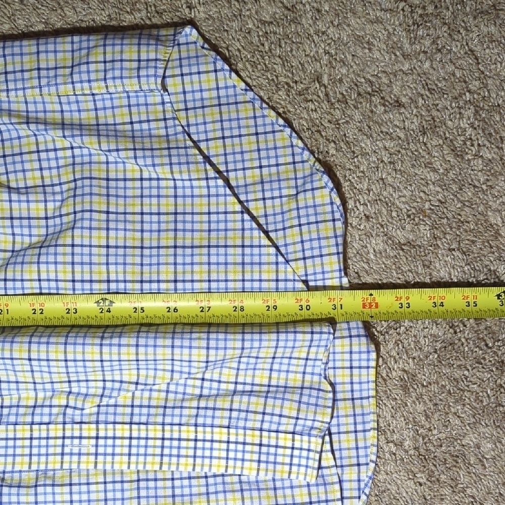 Lauren Ralph Lauren Blue and White Plaid Shirt - Picture 8 of 8